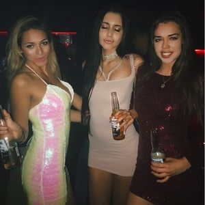 Free People baby pink dress